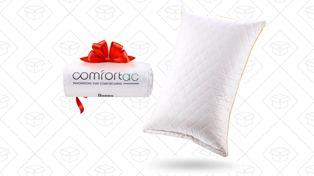 Shredded Memory Foam Pillow by Comfortac, Queen | $31 | AmazonShredded Memory Foam Pillow by Comfortac, King | $33 | Amazon